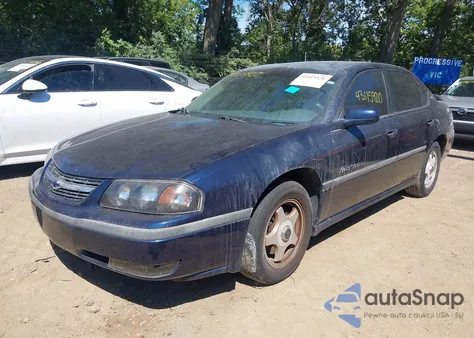 2001 Chevrolet Impala Ls из США, поврежденный, VIN 2G1WH55K219104581